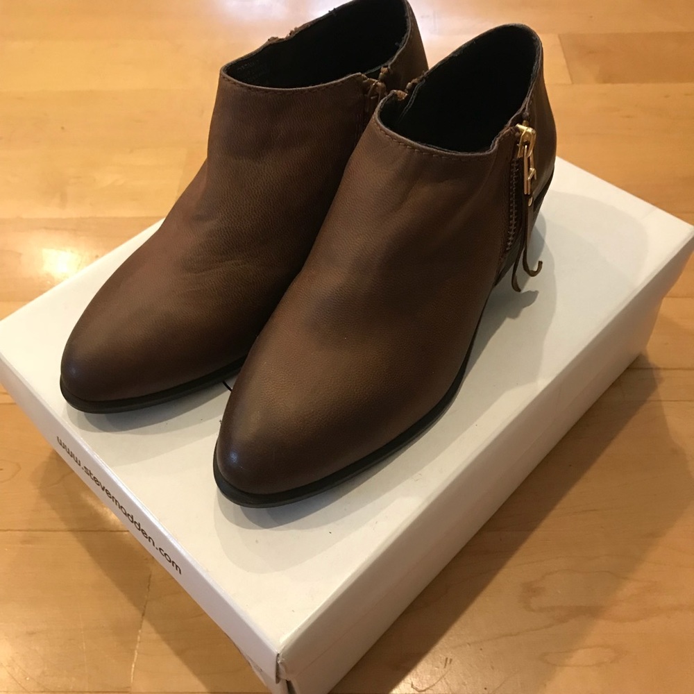 Brown Steve Madden Booties